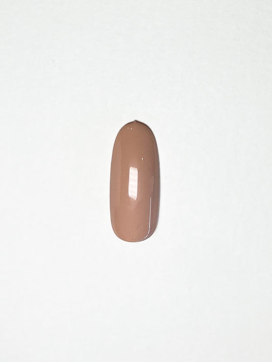 au naturel nail polish on nail swatch