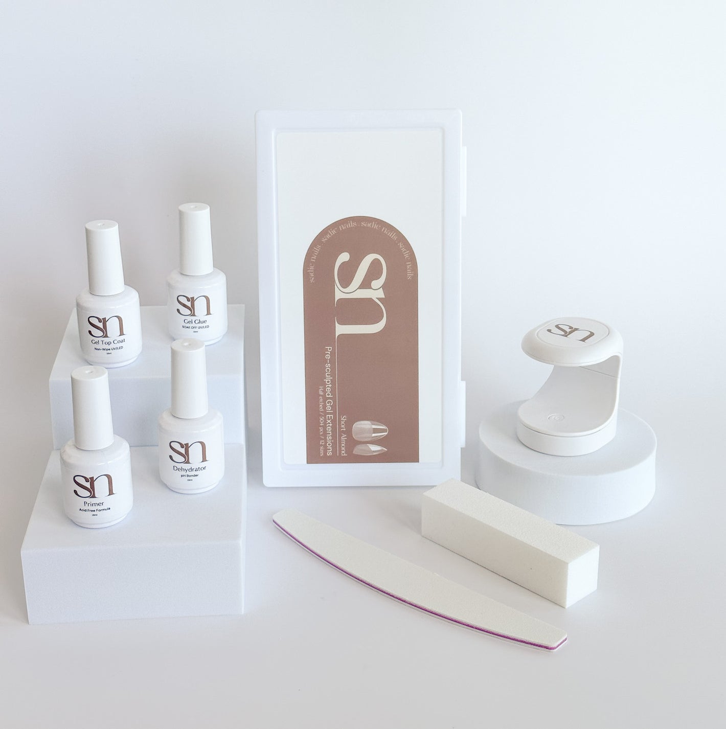 full inclusions of sadie nails starter gel xtend kit
