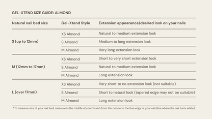 Gel-Xtend Starter Kit (Extra-Short Almond)